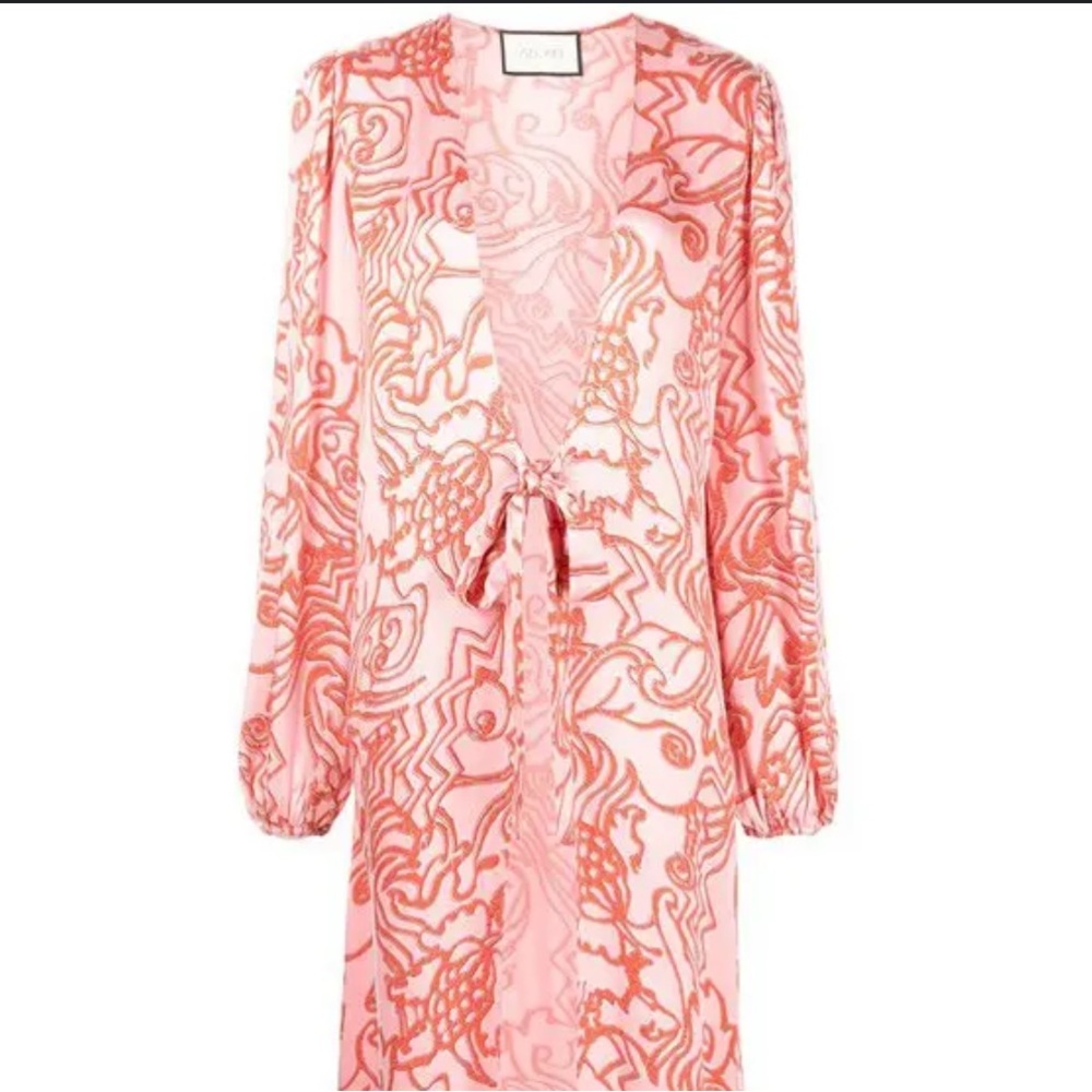 Alexis Setti Longline Kaftan Robe XS - Picture 3 of 8